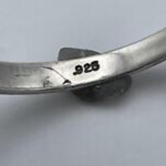 Sterling Garnet Silver Plated Women's Multicolor Three Gemstones Topaz Ring - Picture 6 of 8